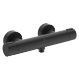 Cutout image of Ideal Standard Ceratherm Alu+ Silk Black Exposed Thermostatic Shower Valve